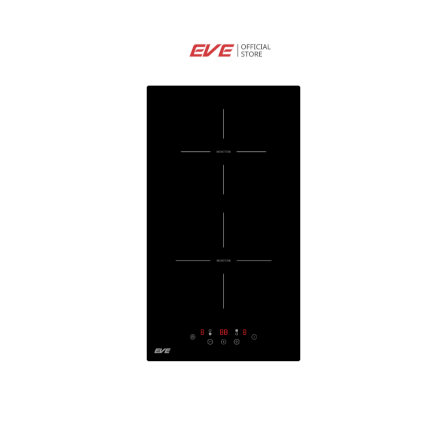 เตาฝังอินดักชั่น เตาแม่เหล็กไฟฟ้า 2 หัว EVE รุ่น HB30-2IND294/TC ขนาด 30 ซม. สีดำ_1